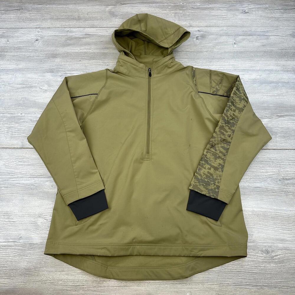 Hyperlite Wake Jacket Men XL Aqua Green Half Zip Waterproof Boat Hike Anorak